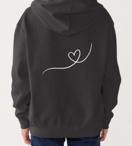 Heart swirl sweatshirt